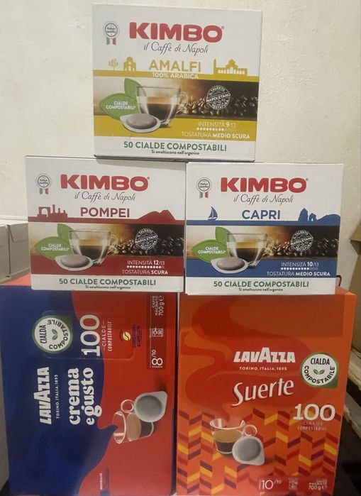 Хартиени капсули,Хартиени дози,Лаваца,Kimbo ESE,Lavazza ESE,Lavazza Pods,Дозички кафе,Лаваца хартиена капсула,Кимбо хартиена капсула