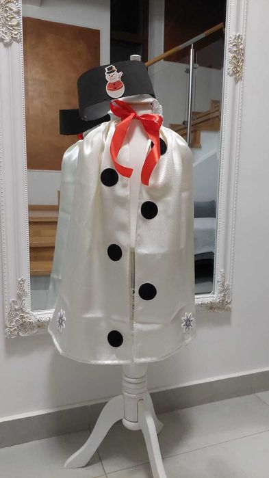 Costumas baieti Om de Zapada  alb Olaf serbare de iarna Craciun