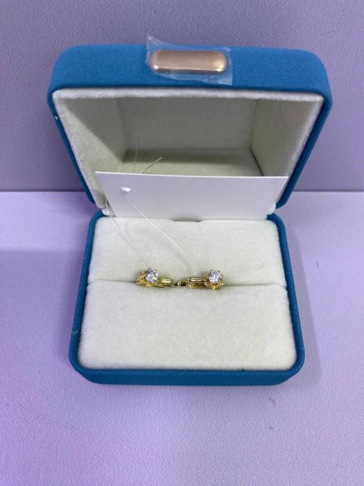 Золотые серьги #КО66355