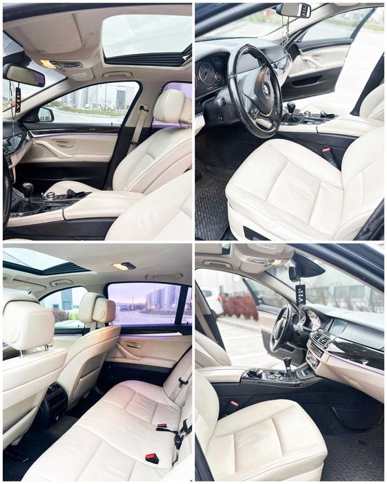 BMW seria 5 F10 520d/ 184cp/ M pachet/ Trapa/ Harman-Kardon/ Carplay/ Butoane