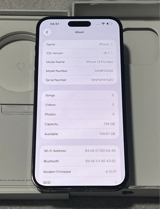 Iphone 14 pro max deep purple