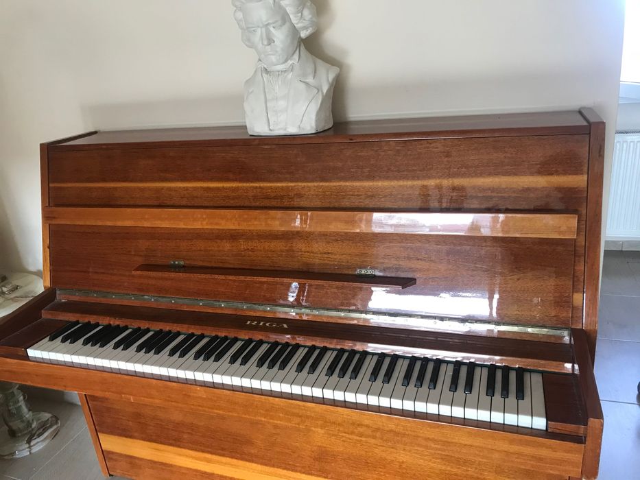 Pianina Riga placa bronz
