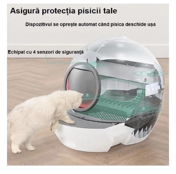 Litiera automata pentru pisici