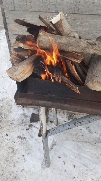 Дрова  в  мешках