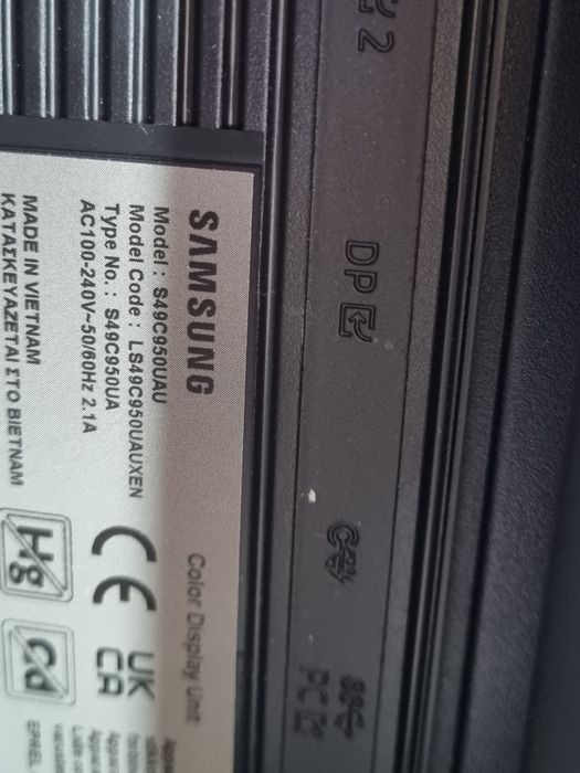 Геймърски монитор SAMSUNG ,49 INCH , 5K , МОСТРЕН