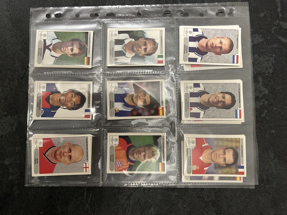 Panini Champions League пълни сетове стикери