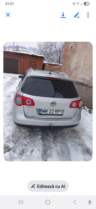 Vand pasat 2006  2l 140 kai