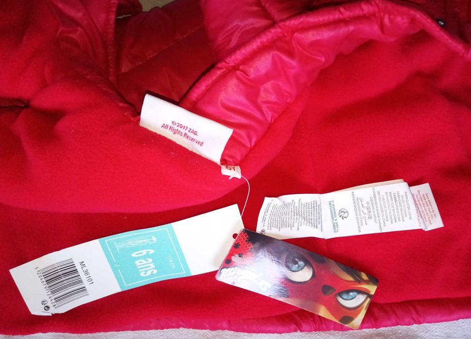 детски зимни елек Miraculous. Нов!