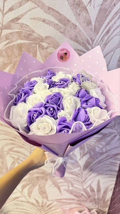 Букет от Вечни рози