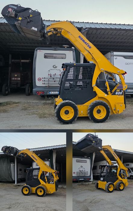 Miniîncarcător ca NOU Komatsu SK 815 714 mini încărcător cu 475ore