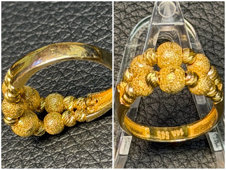 Златен пръстен 14 K 585 Gold zlaten prasten zlatni