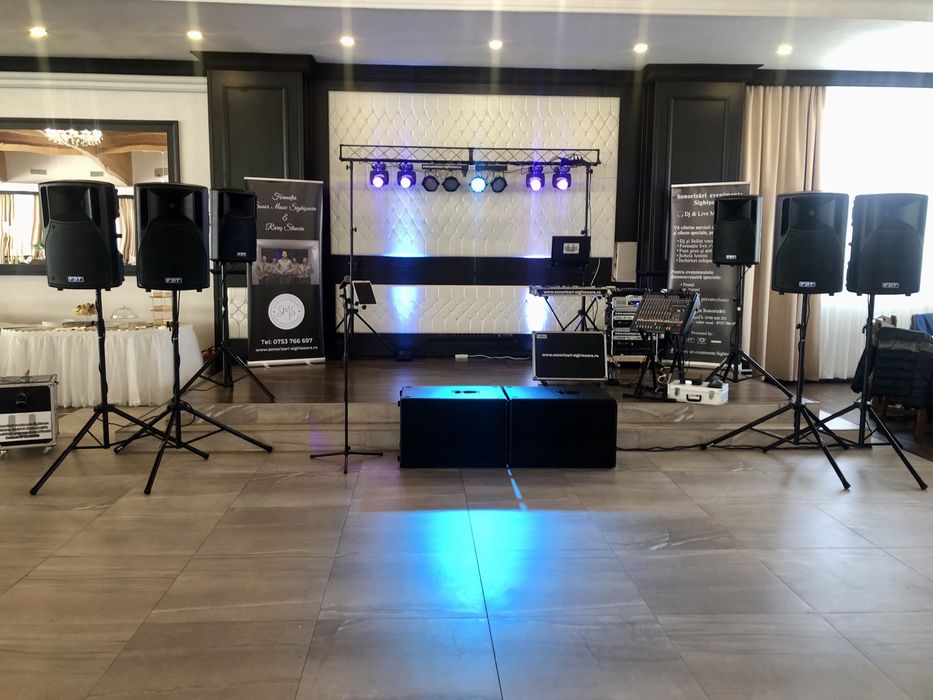 De închiriat boxe lumini sisteme sunet, sonorizare pentru formatii /dj