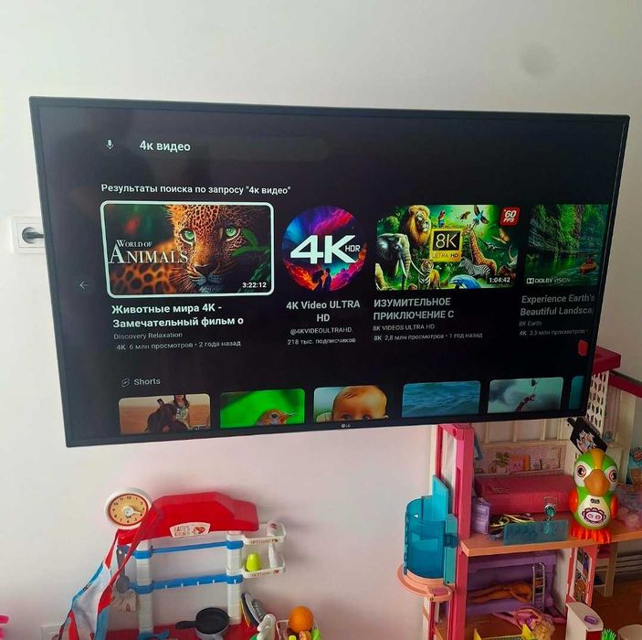 LG 124cm 4K SmartTV с голосовым управление