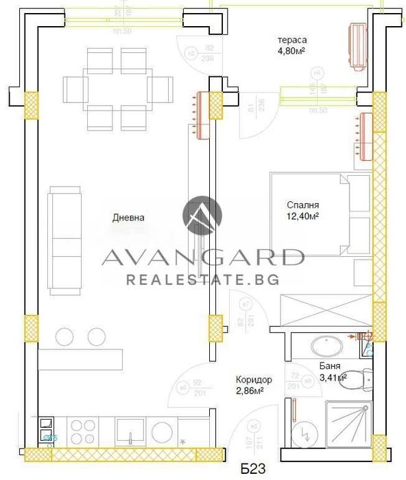 Продава се Двустаен апартамент в Пловдив, Кършияка - 65 кв.м за 1295 €/кв.м - Снимка #10