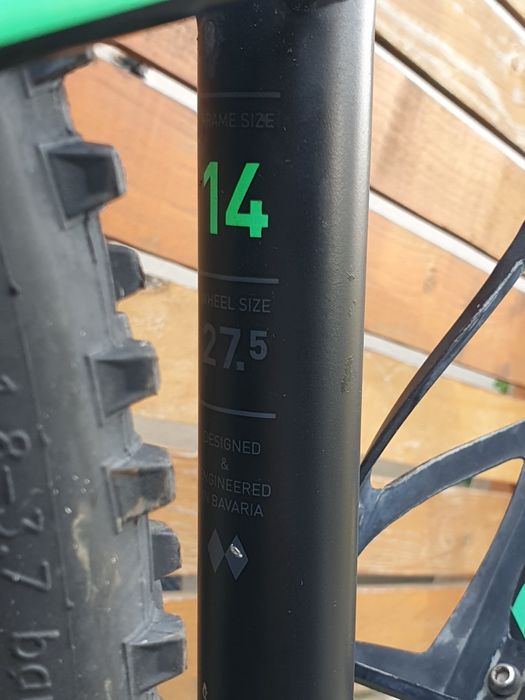 Cube Aim Pro, roti pe 27.5, aluminiu, marime XS - S (14"), 8 × 3 viteze