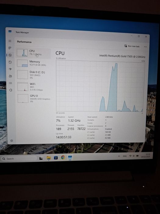 Laptop Lenovo Ideapad 12Gb RAM