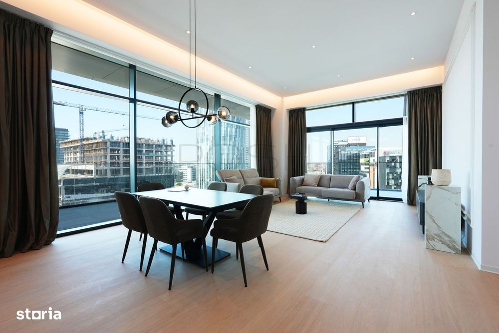 4 camere 215 mp, tavane de 3,4 m, One Floreasca Towers — fotografia 1
