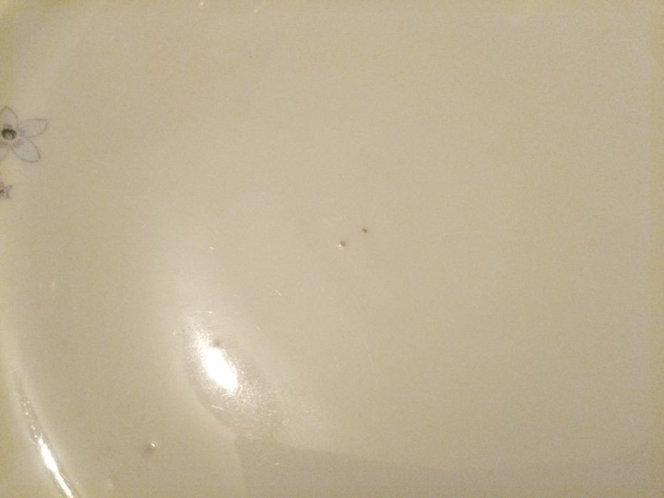 Голяма порцеланова чиния за торта от социализма