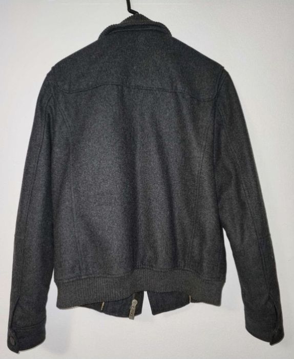 Palton bărbătesc Calvin, Lână naturală - Marimea L