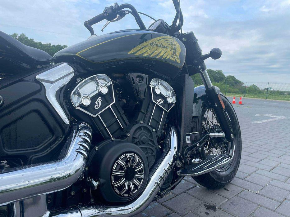 Indian Scout Bobber Twenty 2022,Custom, 15000km