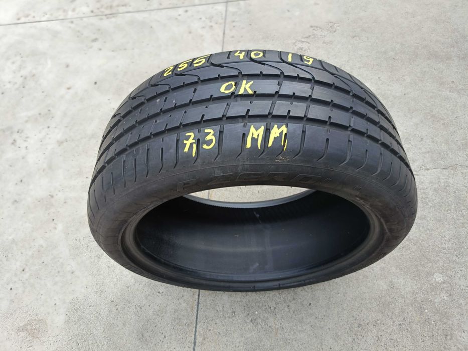 O anvelopa vara 255 40 19 pirelli p zero profil de 7,3 mm