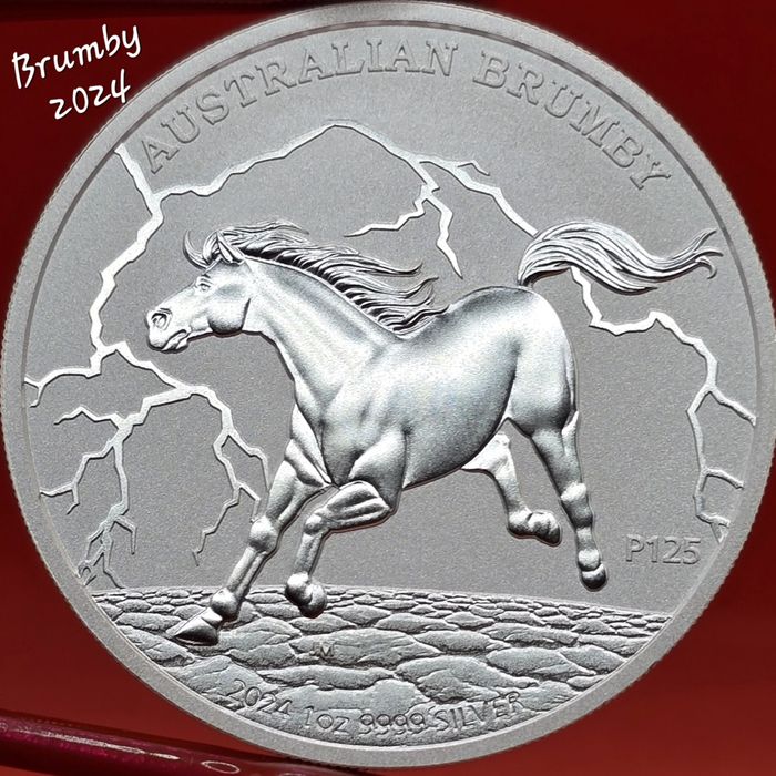 Brumby Bird of Paradise TOATA  monede argint lingou 999