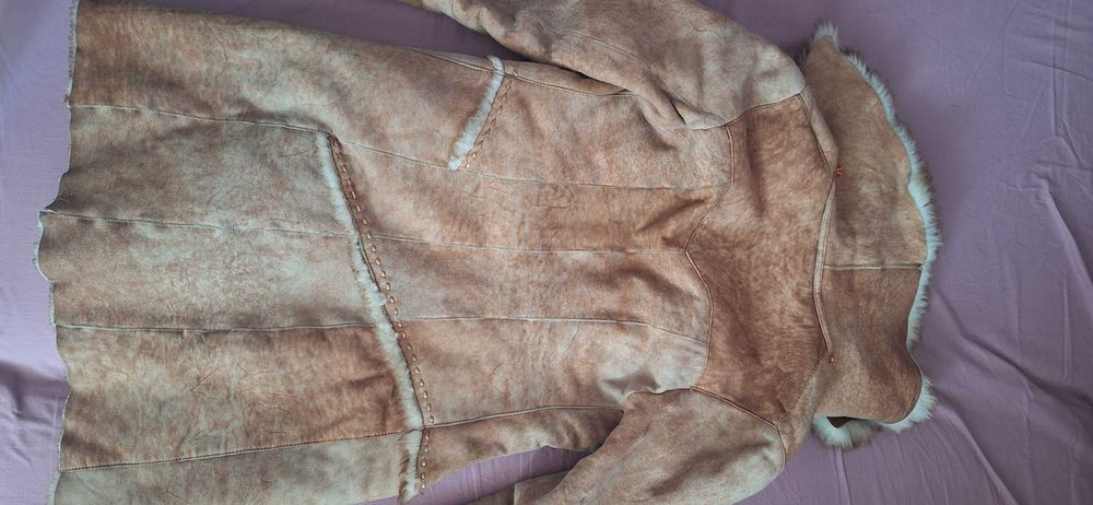 Женская дубленка б/у