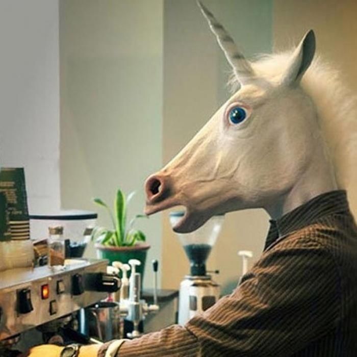 Masca cap Unicorn, Inorog, Cal, Halloween / Petreceri tematice