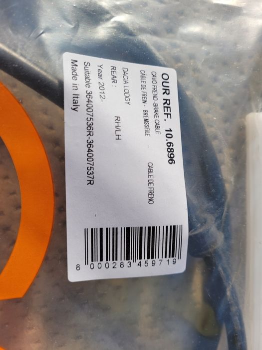 Cablu frana de mana Dacia