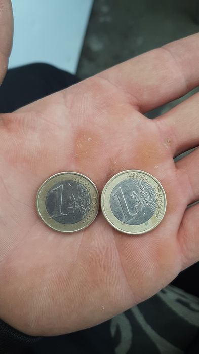 Două monede 1 euro Grecia 2002