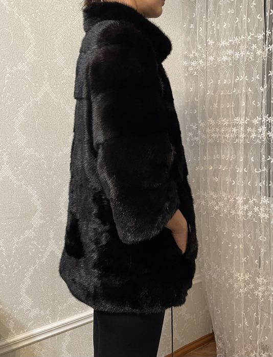Норковая шуба «черная»