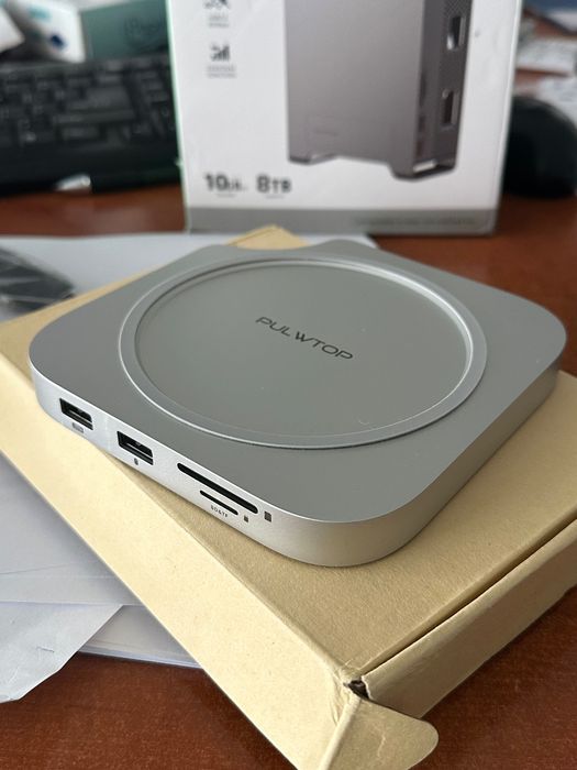Dock SSD pentru Mac Mini M4 stand dock Pulwtop SSD HUB