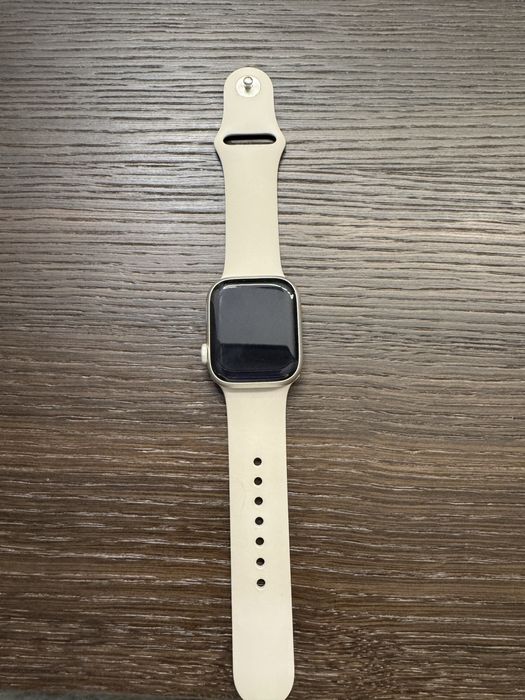 Apple Watch Series 9 Starlight 41 mm,Aluminium and Ceramic Case,Gps