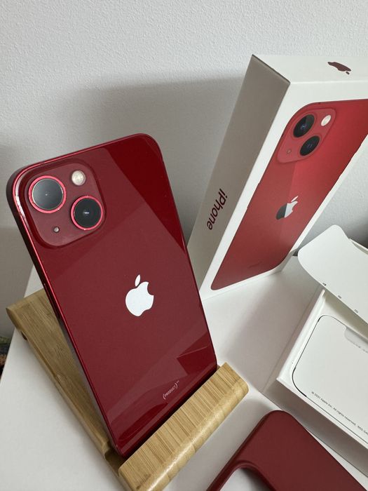 iPhone 13 Red, 128Gb, Bat 86%, Impecabil