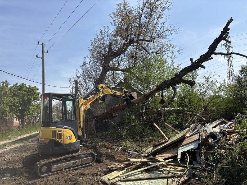 Услуги с малък багер 2.8т  Балчик и област Добрич