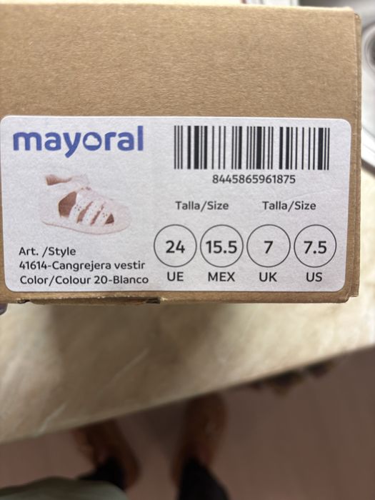 Сандали mayoral.