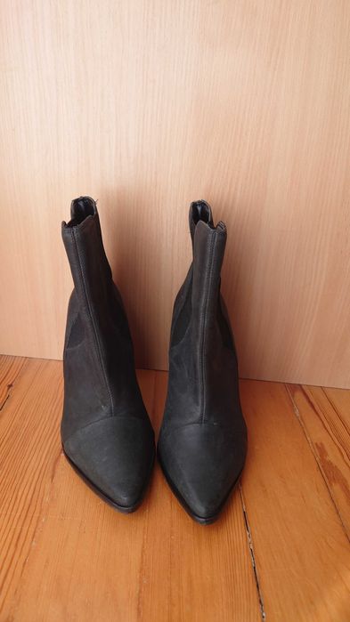 дамски есенни боти от Next, Заострен модел, р-р 38, на ток