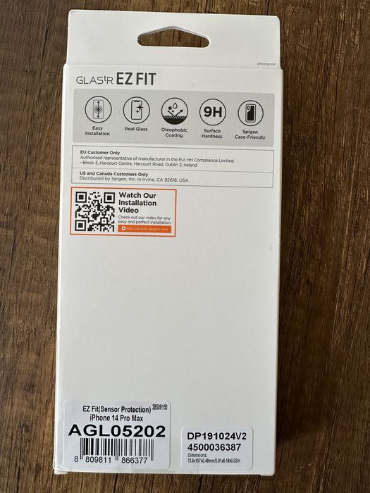 Folie protectie sticla Spigen iPhone 14 Pro Max