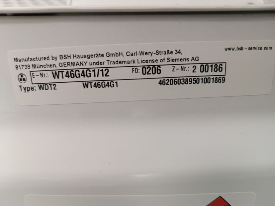 Сушилна машина Siemens IQ500