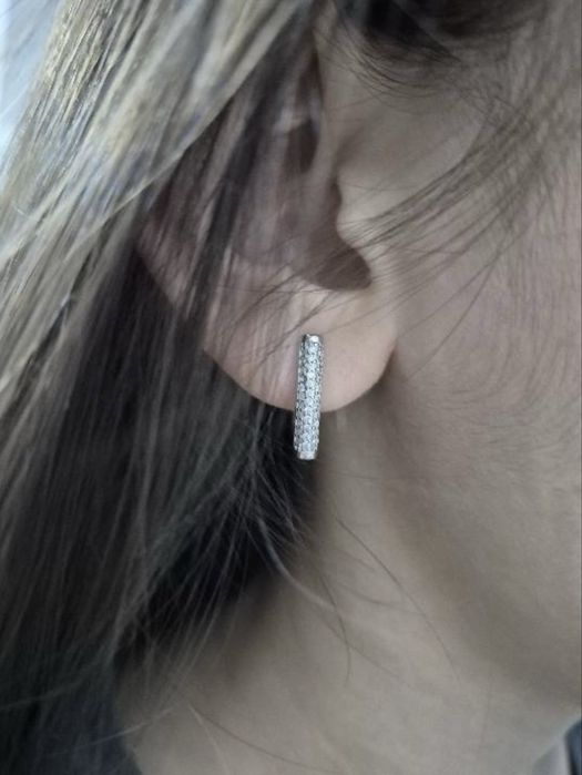 Серьги серебряные 925 с камнями