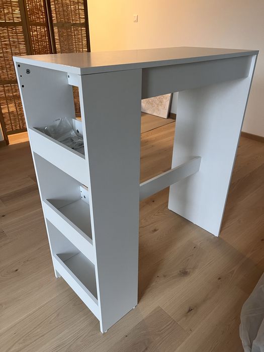 vidaXL Бар маса с рафтове