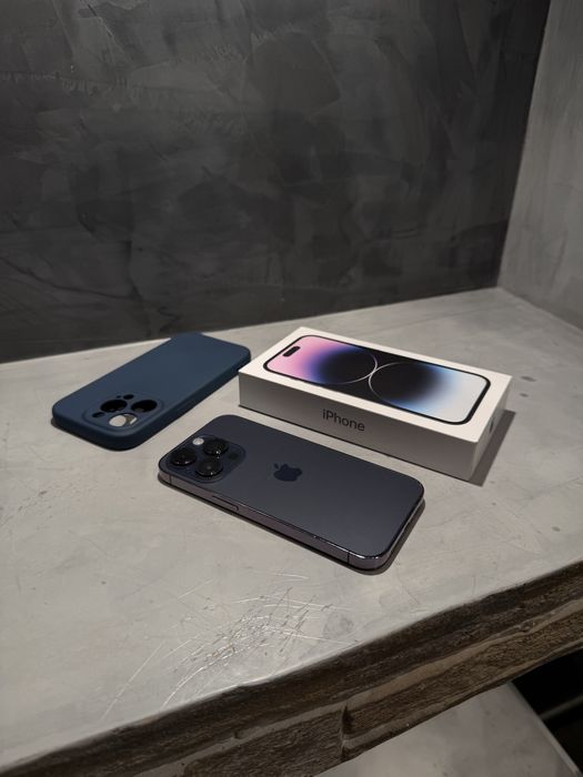 100%! КАТО  НОВ Iphone 14 Pro 256 GB Purple