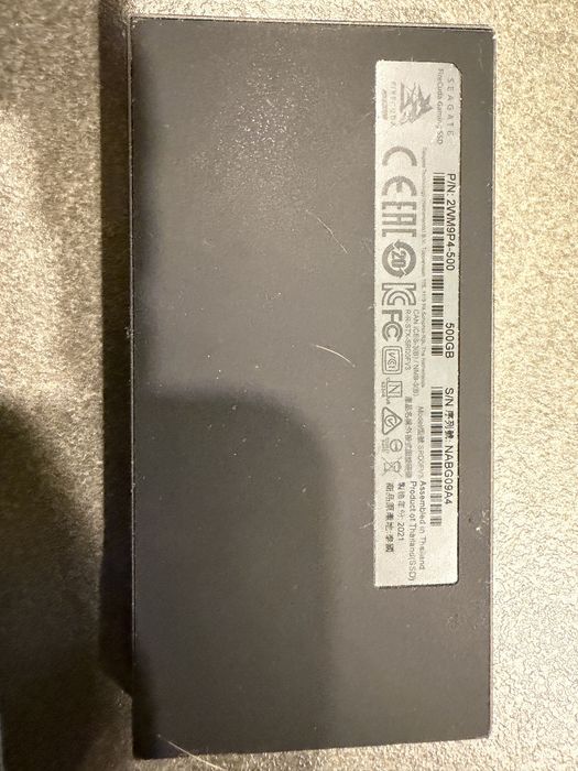 SSD extern Seagate FireCuda 500Gb / 1Tb