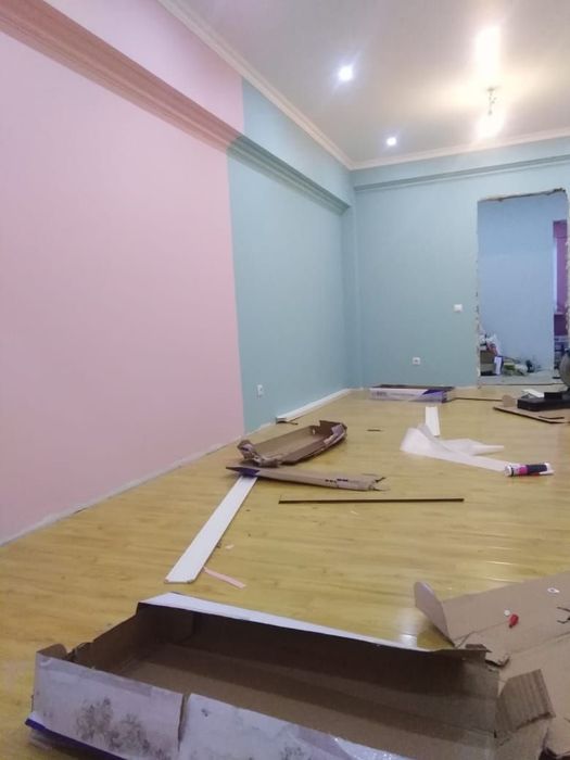 Делаем ремонт квартир.  Краска, ламинат, обои под ключ!