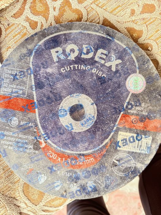 отрезной диск Rodex разного размера!!!