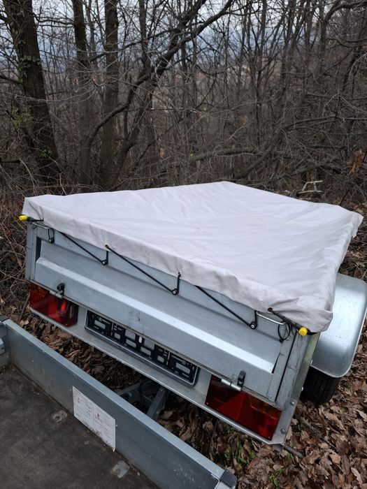 Немско ремарке Stema с брезент