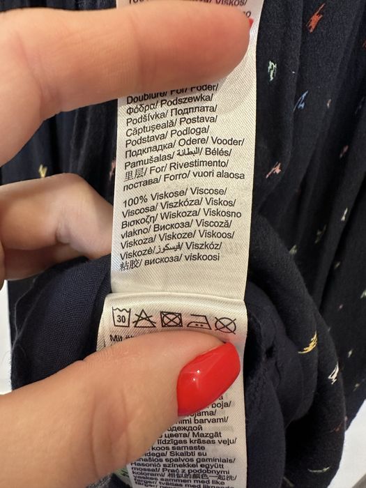 Платье двойное из вискозы