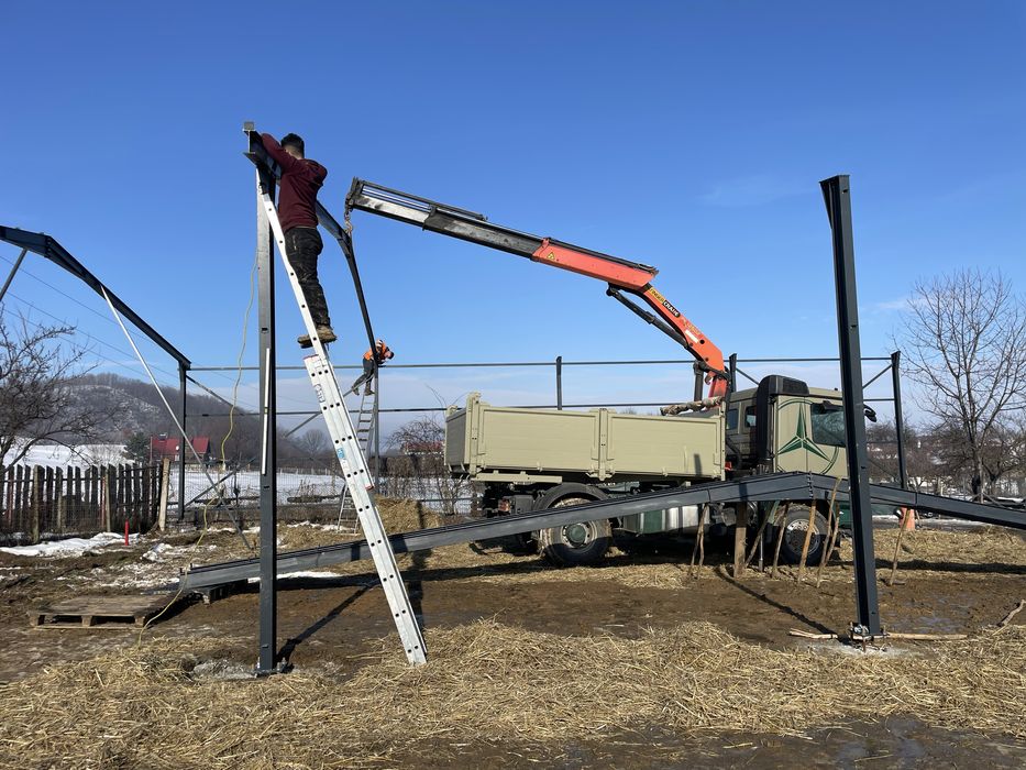 Mercedes Arocs(Actros) 3251 8x4 basculabil macara  palfinger liebherr 1040