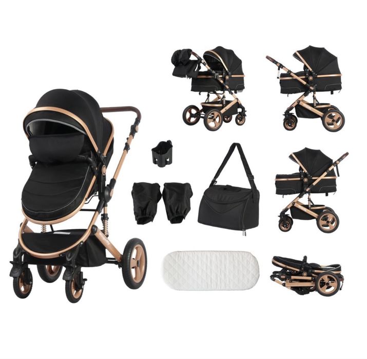 Коляска трансформер Wingoffly TK531, черный