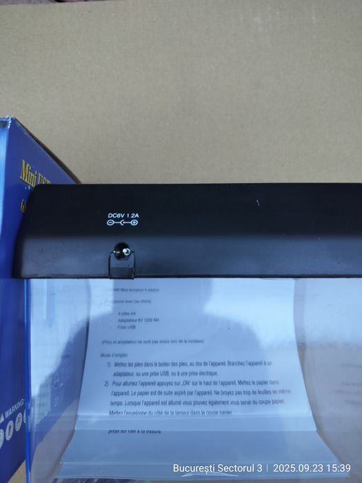 Mini tocător hârtie